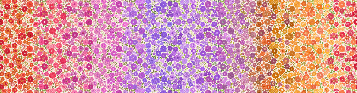 Lewis and Irene - Omnificent Ombres - Ombre Berry Boho Blooms - OM3B