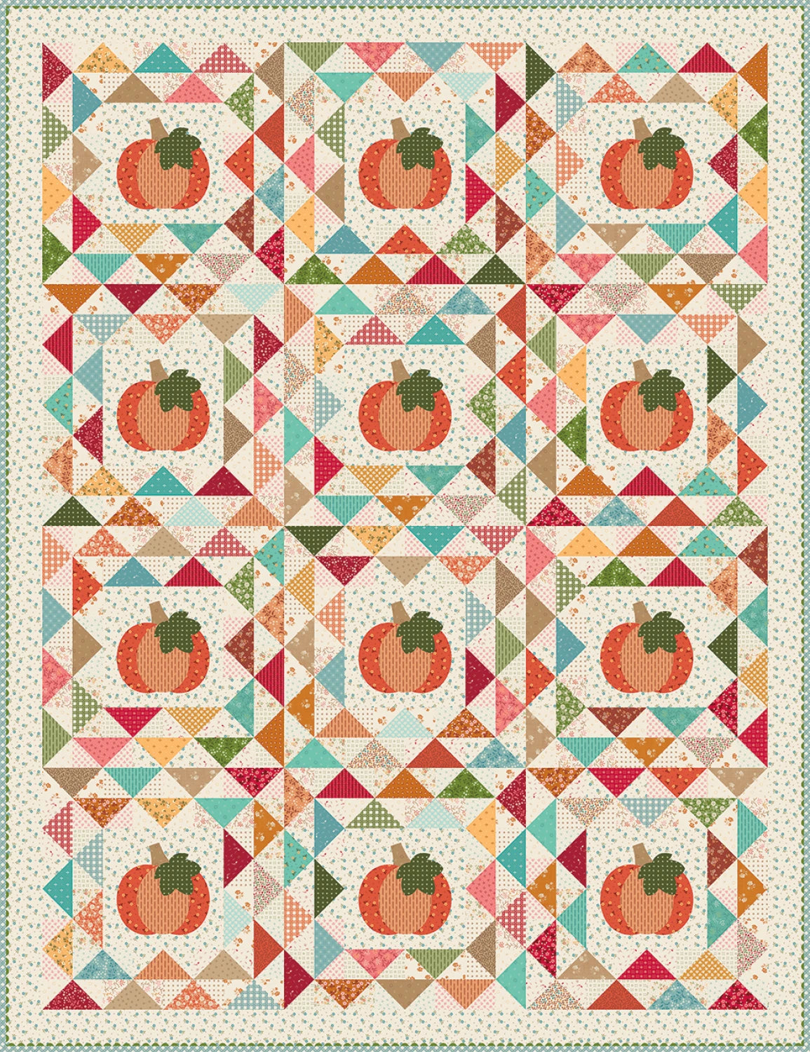 Geese in the Pumpkin Patch Quilt Pattern By Lori Holt / Bee In My Bonnet
