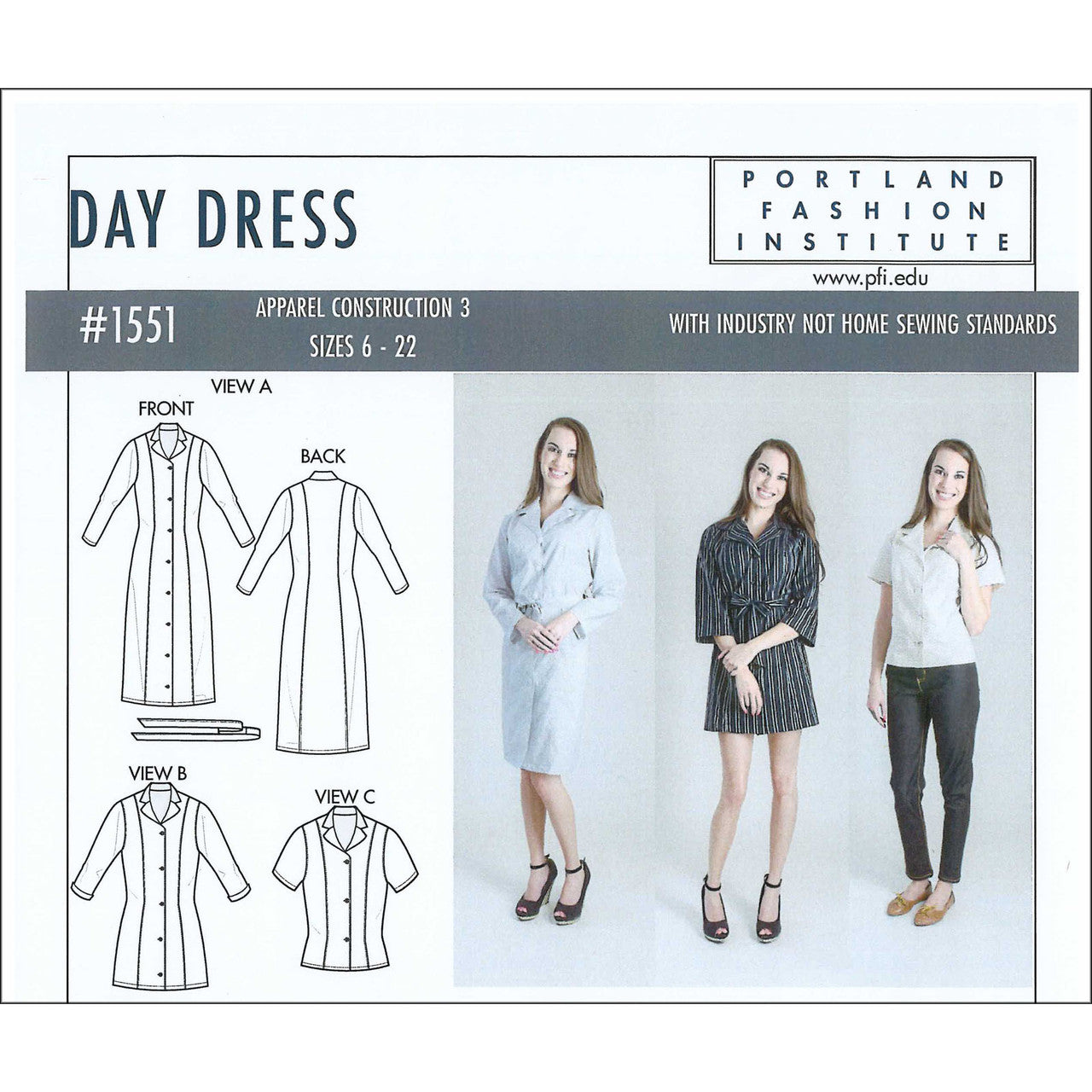 Day Dress Pattern By Portland Fashion Institute