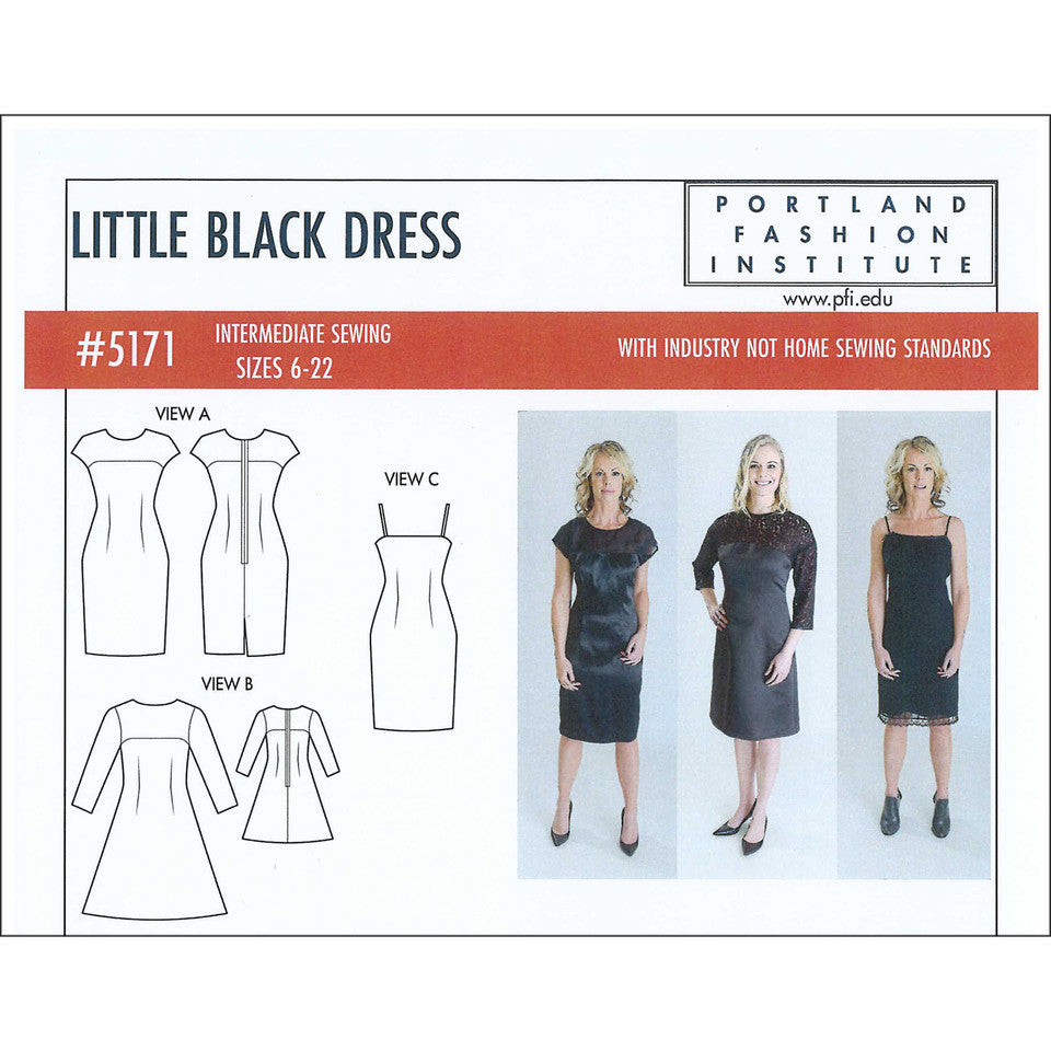 Little Black Dress Pattern By Portland Fashion Institute