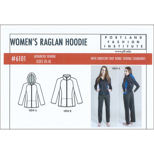 Women's Raglan Hoodie Pattern By Portland Fashion Institute