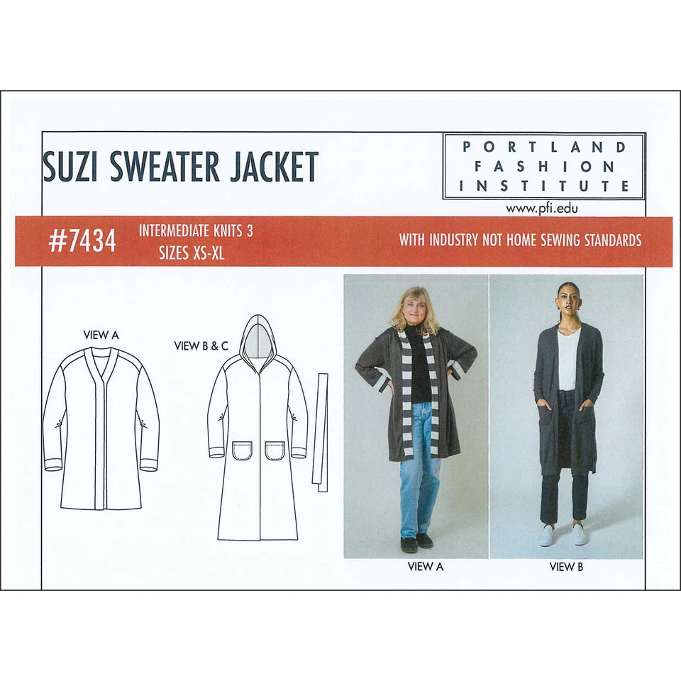 Suzi Sweater Pattern By Portland Fashion Institute