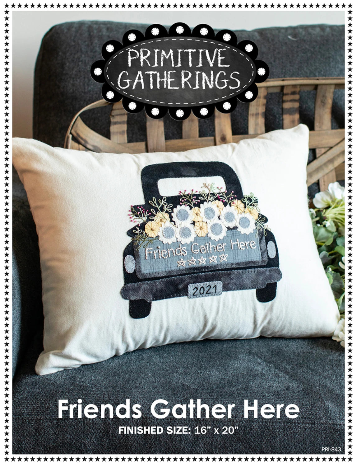 Friends Gather Here Pattern By Primitive Gatherings