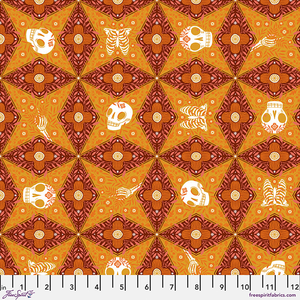 FreeSpirit - Cori Dantini - More Than Bones - Halloween Rattled to the Bone Skeletons - PWCD165.XMARIGOLD