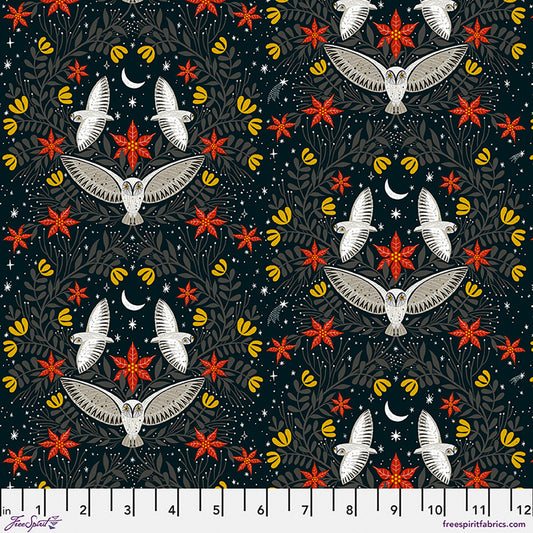 FreeSpirit - Cori Dantini - Night Dreams - Midnight Owls and Florals - PWCD179.XMIDNIGHT