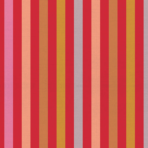 Art Gallery Fabrics - Suzy Quilts - Picnic Wovens - Stripe Fruit Salad - PWOV-6001