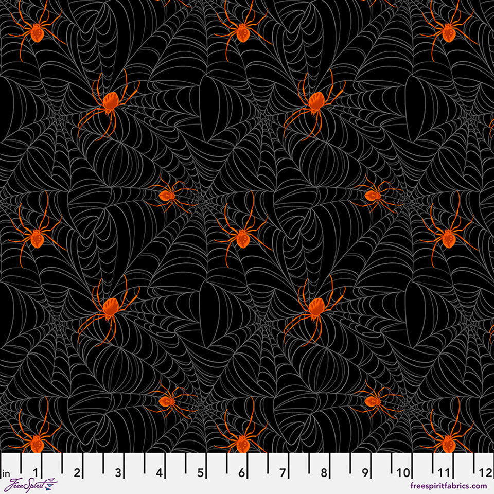 FreeSpirit - Rachel Hauer - World Wide Web - Halloween Spiders and Webs - PWRH153.BLACK