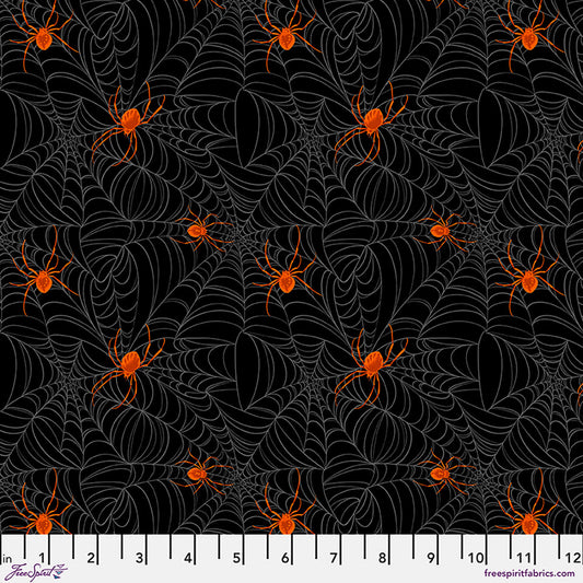 FreeSpirit - Rachel Hauer - World Wide Web - Halloween Spiders and Webs - PWRH153.BLACK