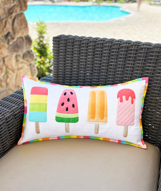 Popsicles Quilted Pillow Pattern By Ahhh... Quilting