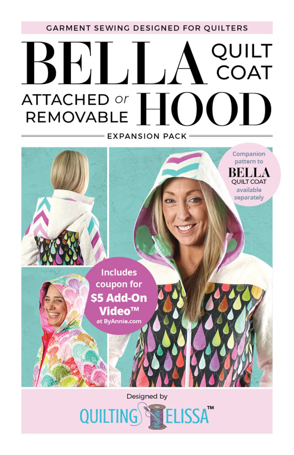 Bella Coat Expansion Hood Pattern From By Annie's and Quilting Elissa