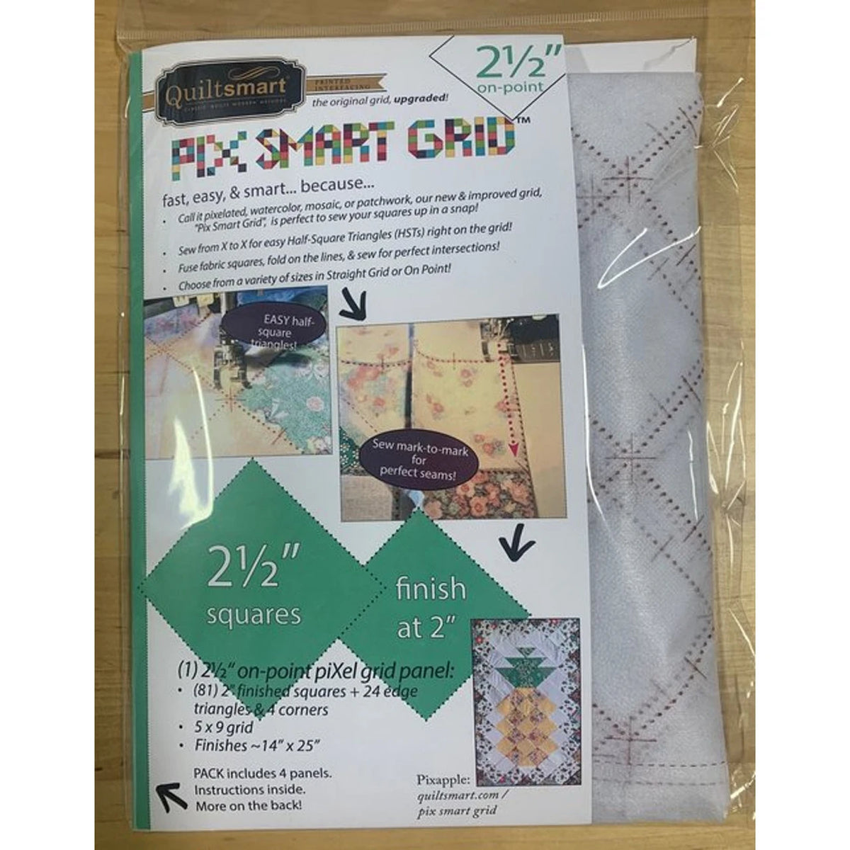 Quilt Smart Pix Smart 2-1/2" On Point Grid