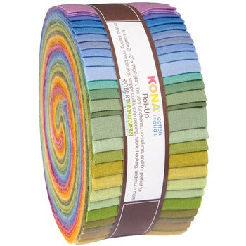 Robert Kaufman - Kona Roll Up - Jelly Roll - New Dusty Palette