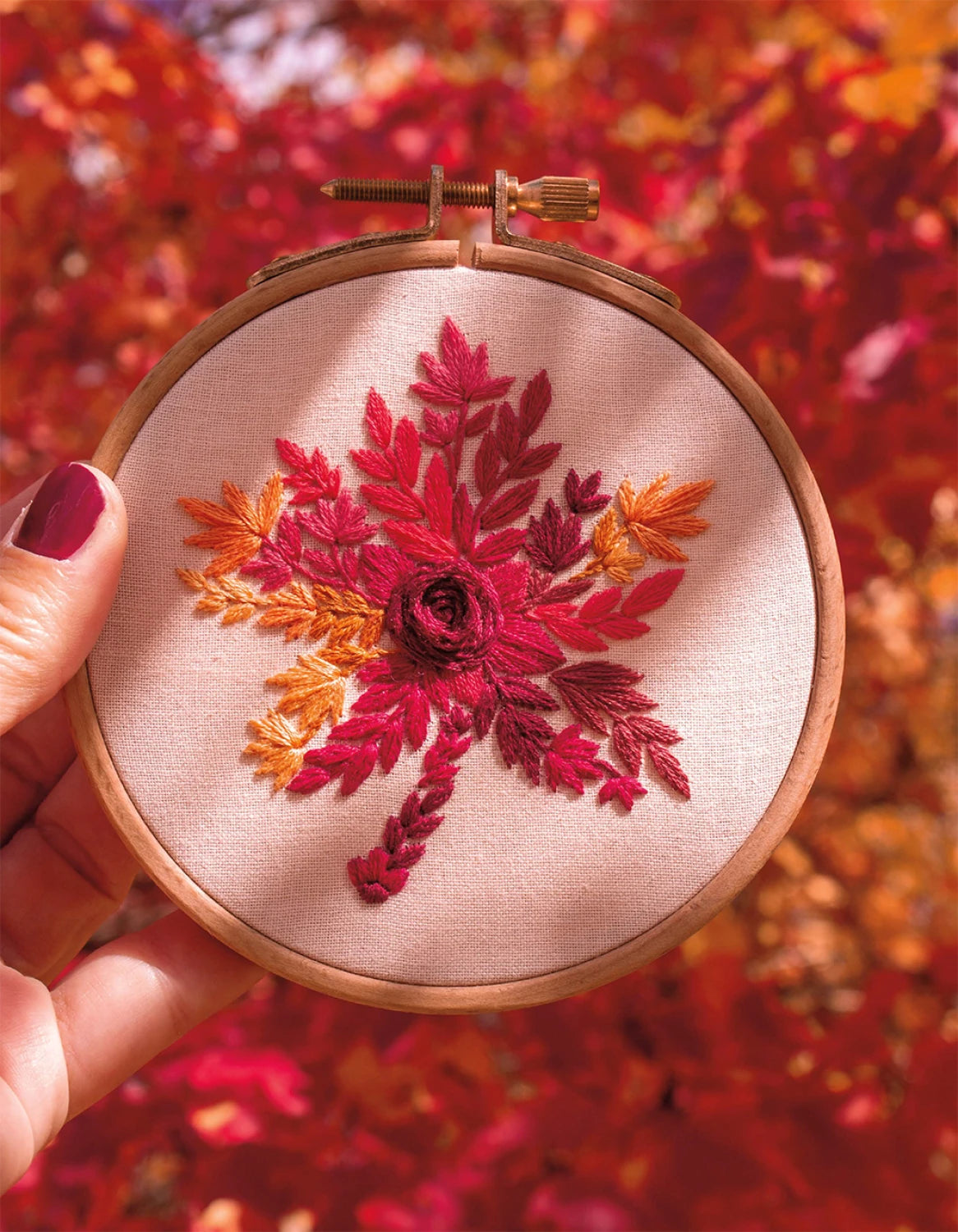 Autumn Artwork Embroidery Patterns and Cozy Crafting Book By Alyssa Ploof