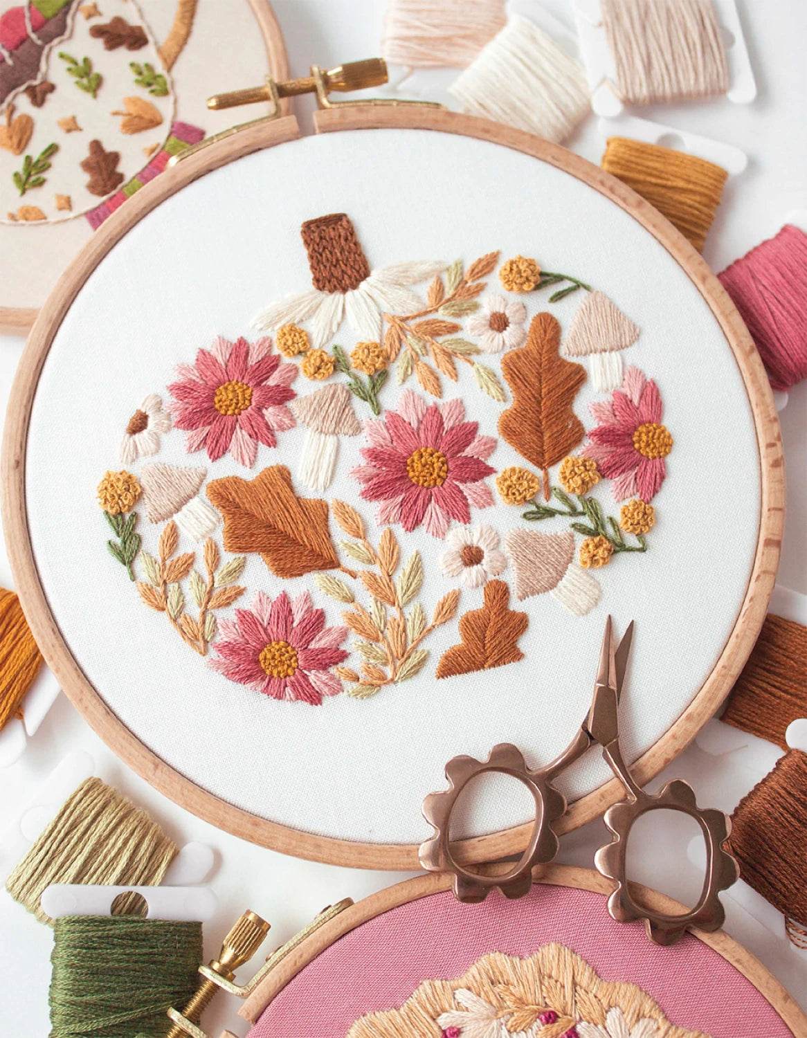 Autumn Artwork Embroidery Patterns and Cozy Crafting Book By Alyssa Ploof