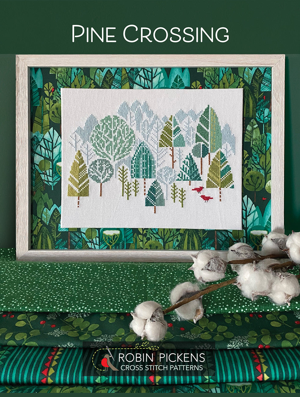 Pine Crossing Cross Stitch Pattern By Robin Pickens