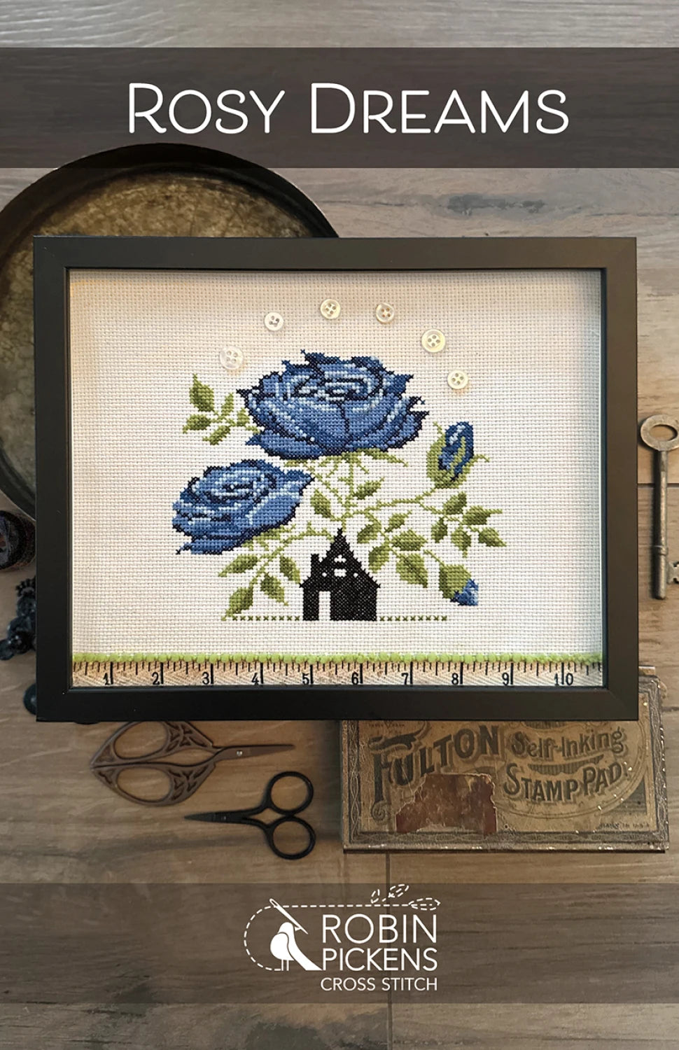 Rosy Dreams Cross Stitch Pattern By Robin Pickens