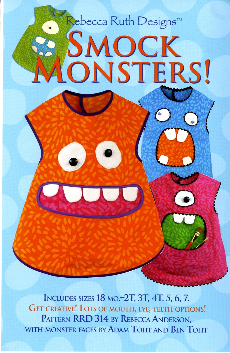 Smock Monsters Pattern By Rebecca Ruth Designs