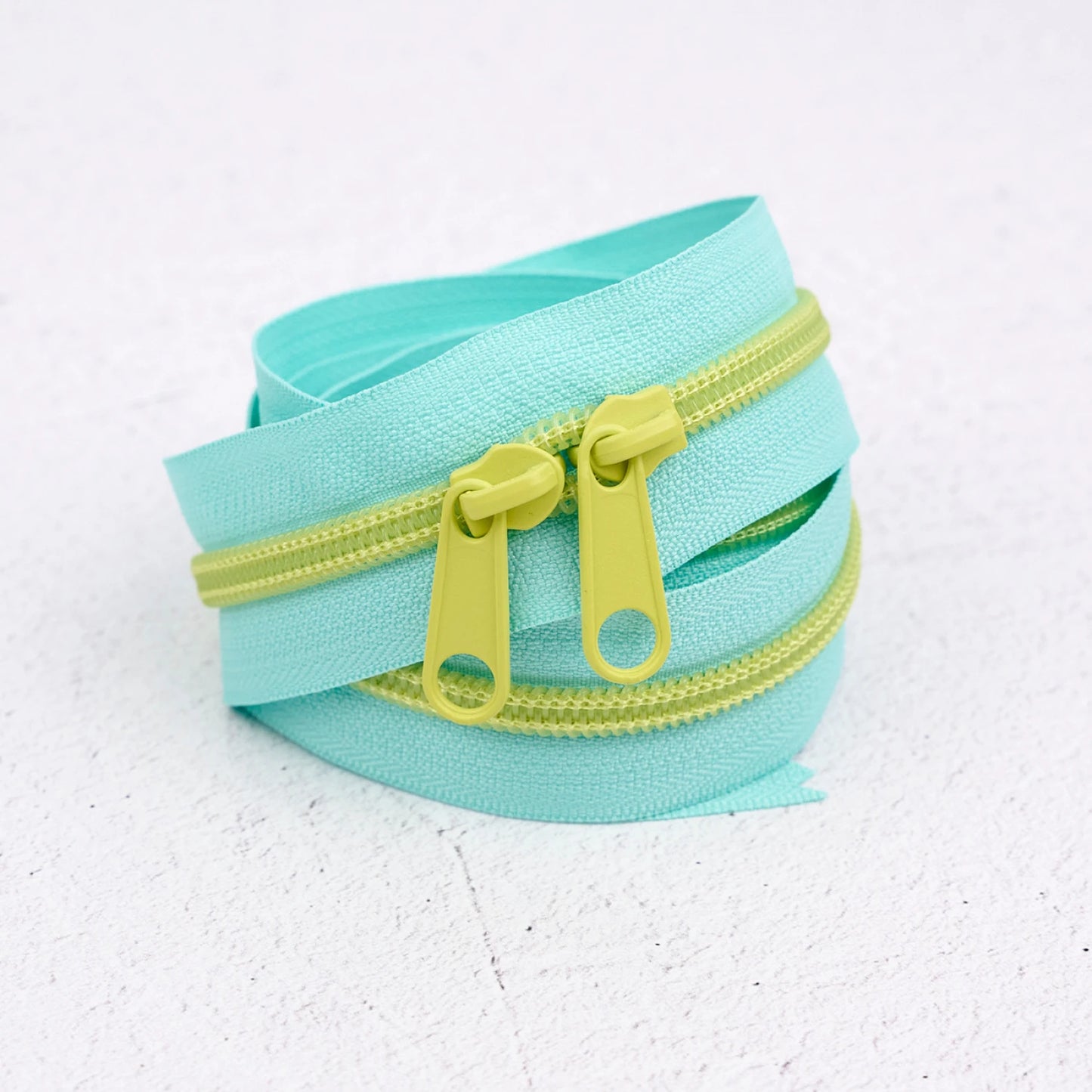 Reniassance Ribbons - 30" Handbag Zipper - Lime Splash