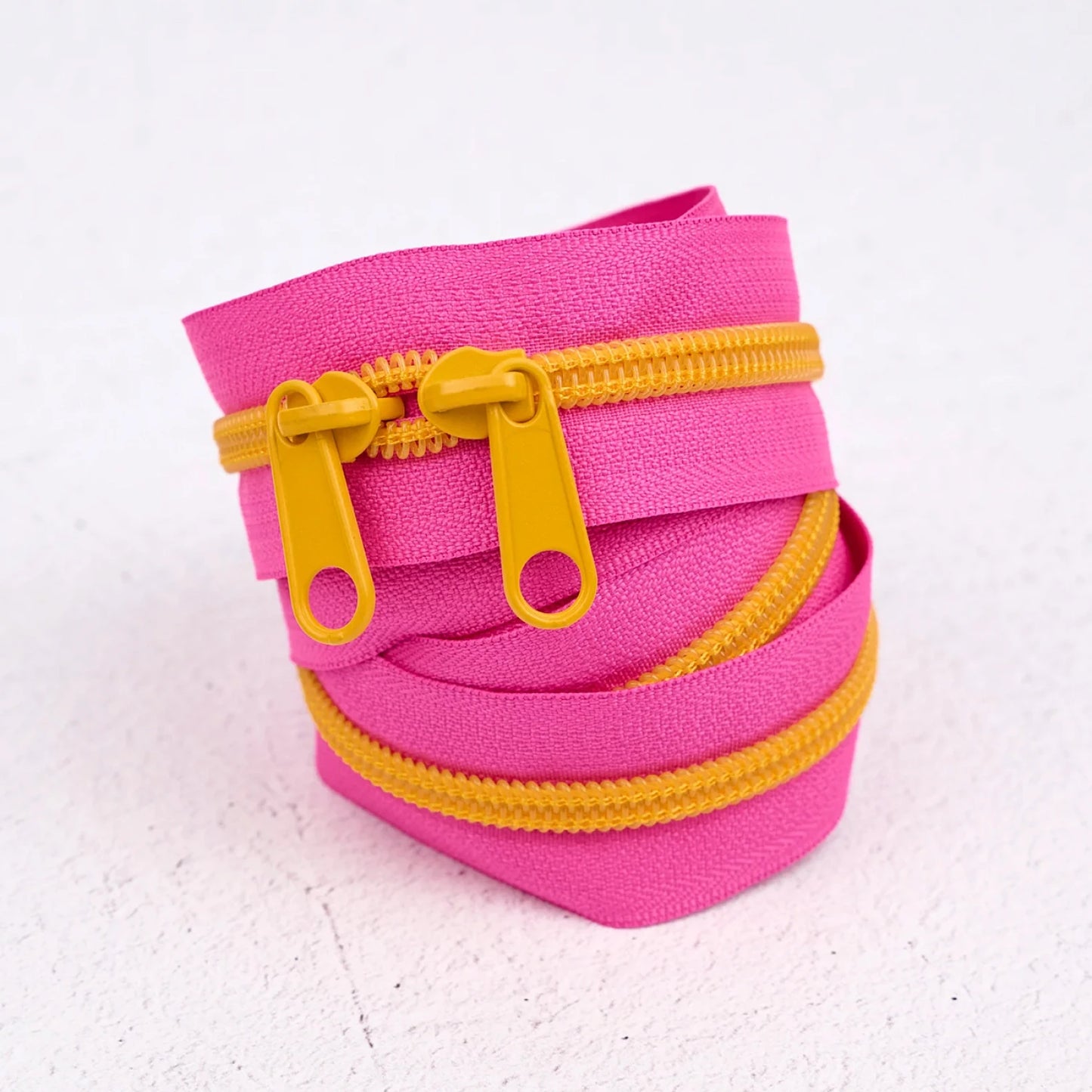 Renaissance Ribbons - 4 Yard Handbag Zipper - Pink Lemonade