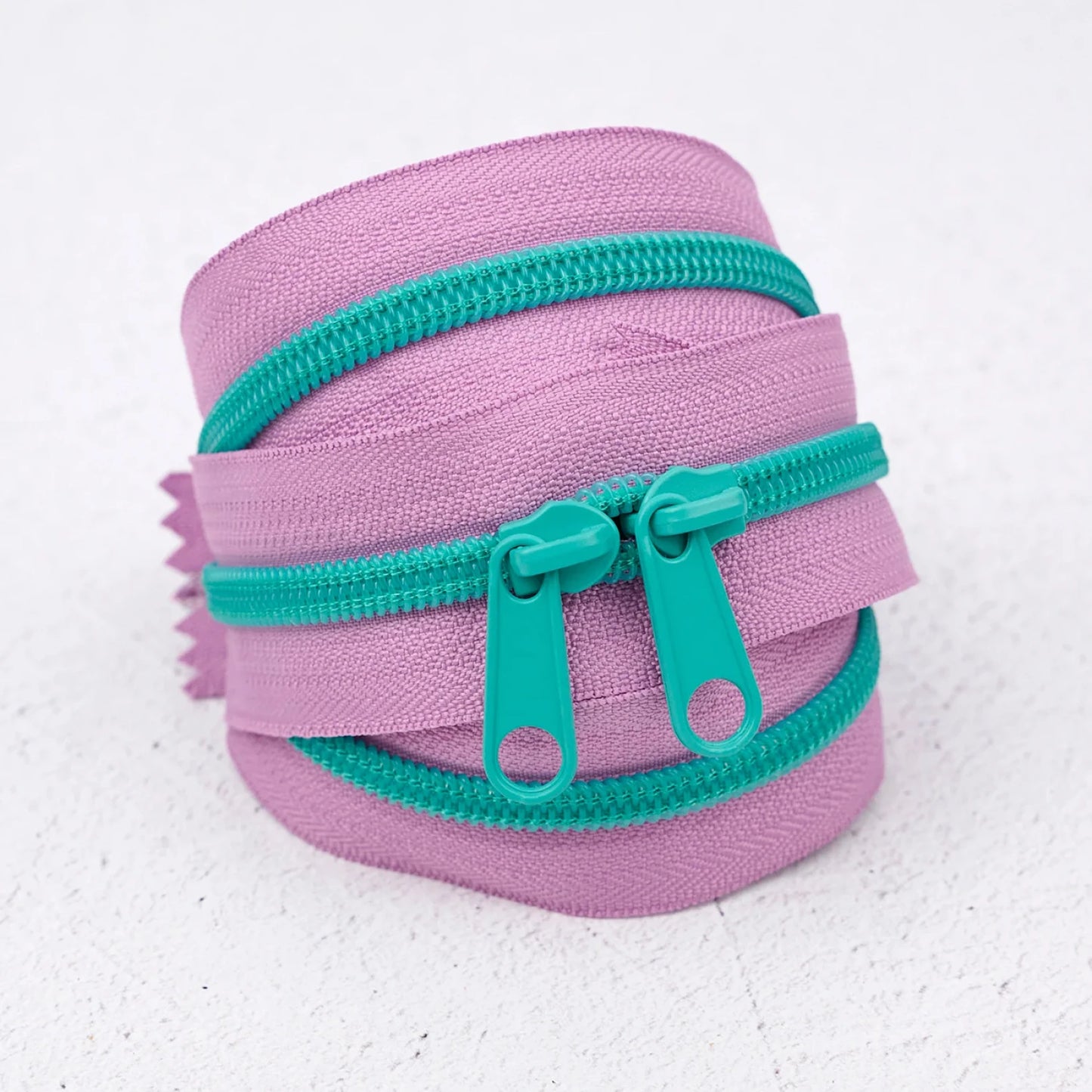 Renaissance Ribbons - 4 Yard Handbag Zipper - Mermaid Mist