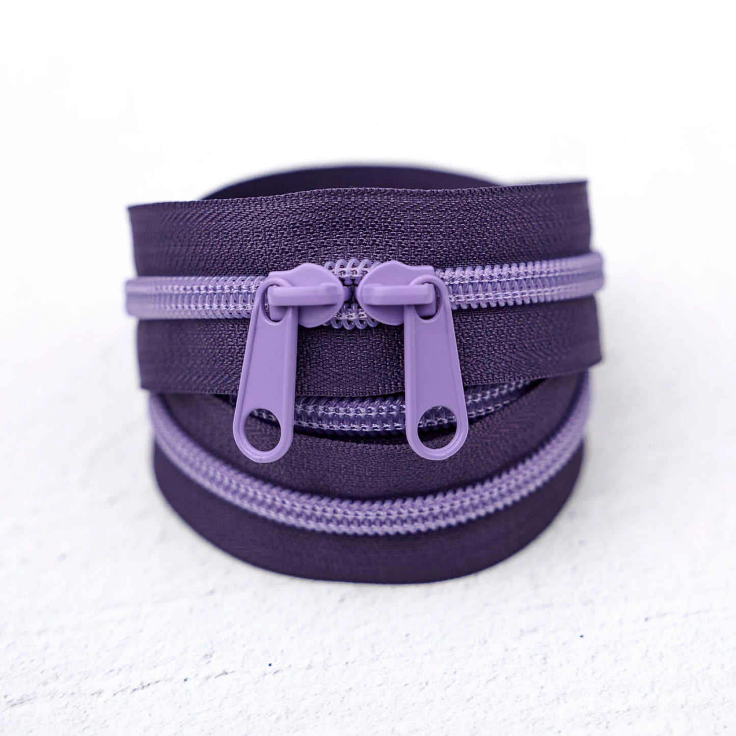 Renaissance Ribbons - 4 Yard Handbag Zipper - Lavender Twilight