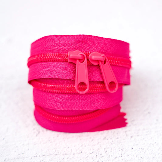 Renaissance Ribbons - 4 Yard Handbag Zipper - Sugar Rush