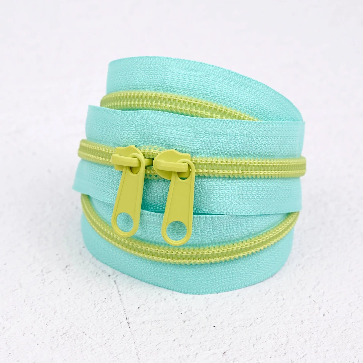 Renaissance Ribbons - 4 Yard Handbag Zipper - Lime Splash