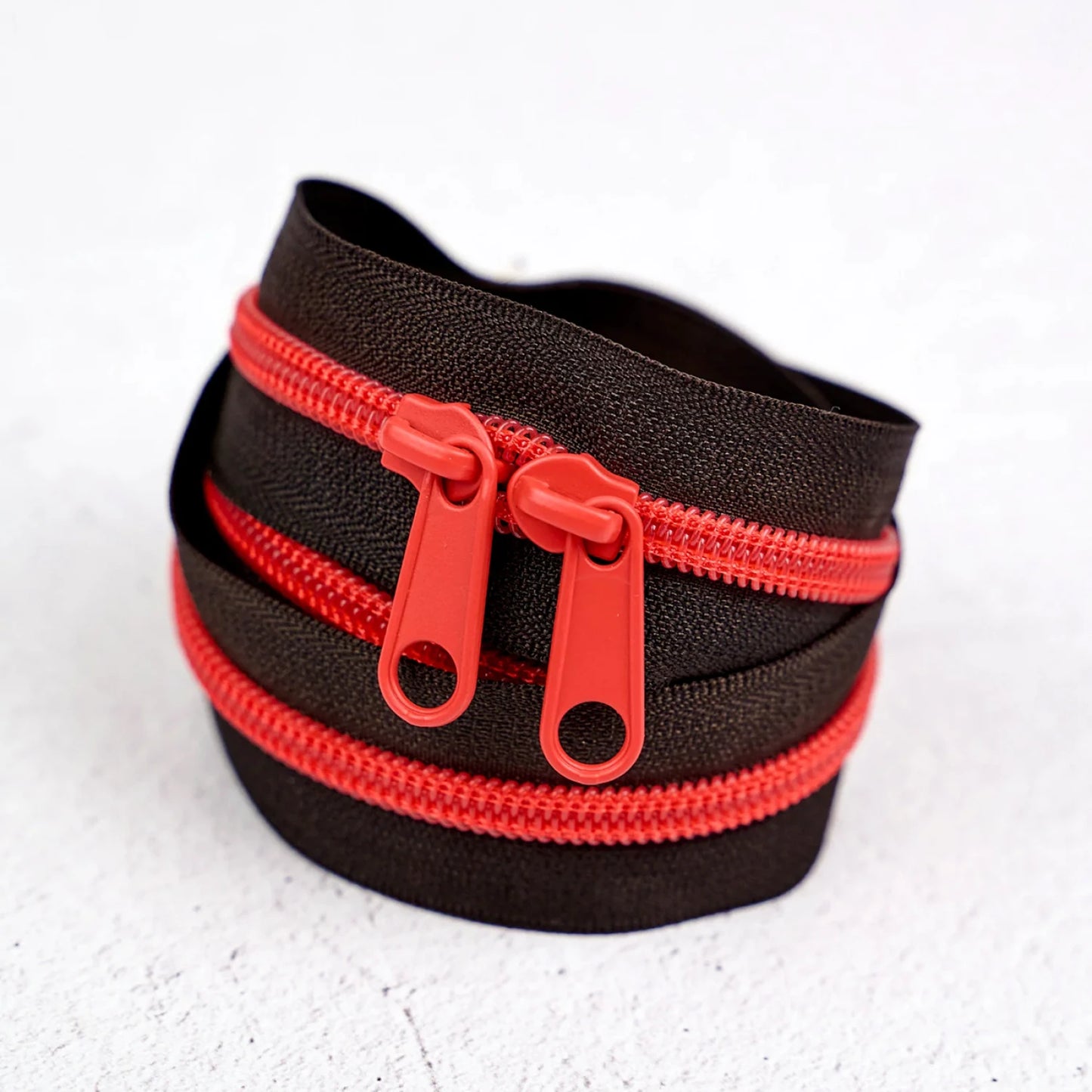 Renaissance Ribbons - 4 Yard Handbag Zipper - Melon Pop