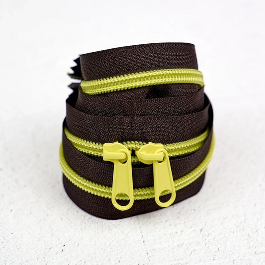 Renaissance Ribbons - 4 Yard Handbag Zipper - Voltage