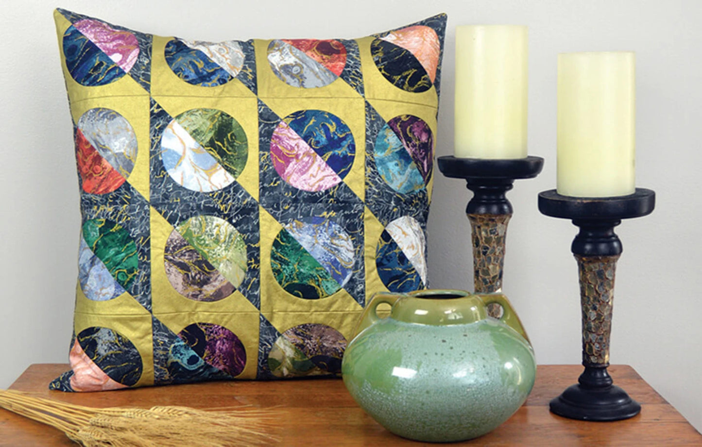 Mini Moons Quilt Pattern By Snapdragon Quilting - Freezer Paper Templates Sold Separately!