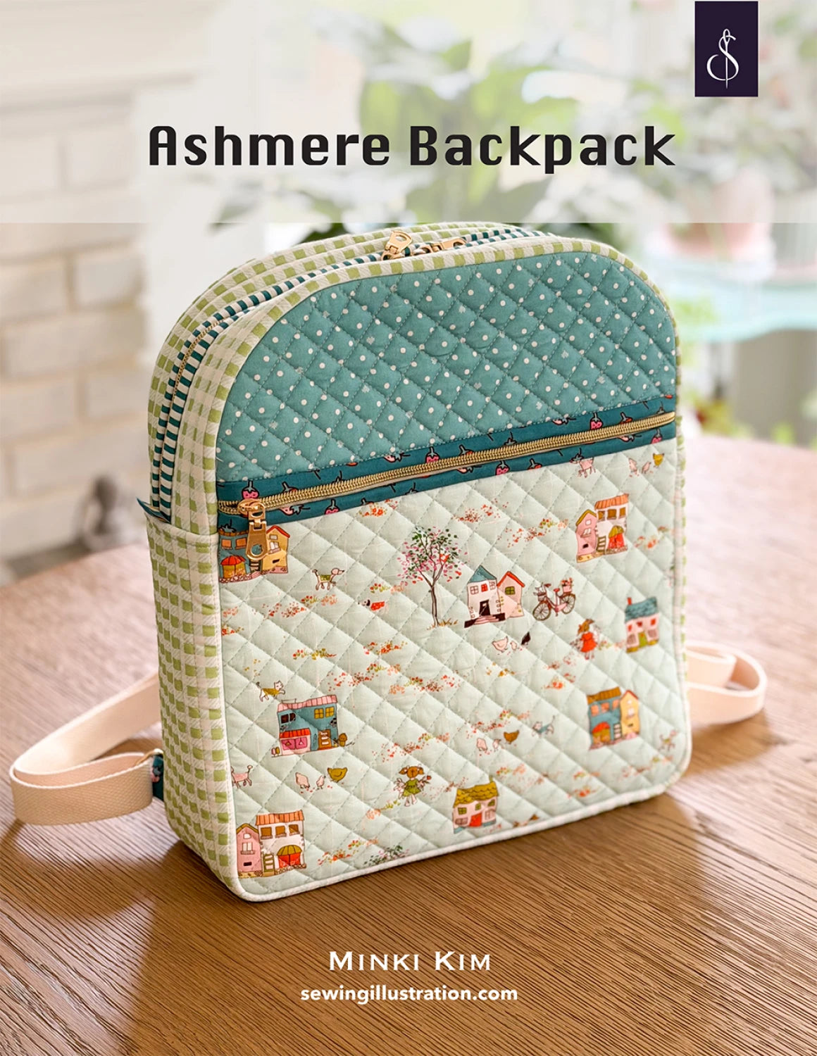 Ashmere Backpack Pattern By Minki Kim / Sewing Illustration