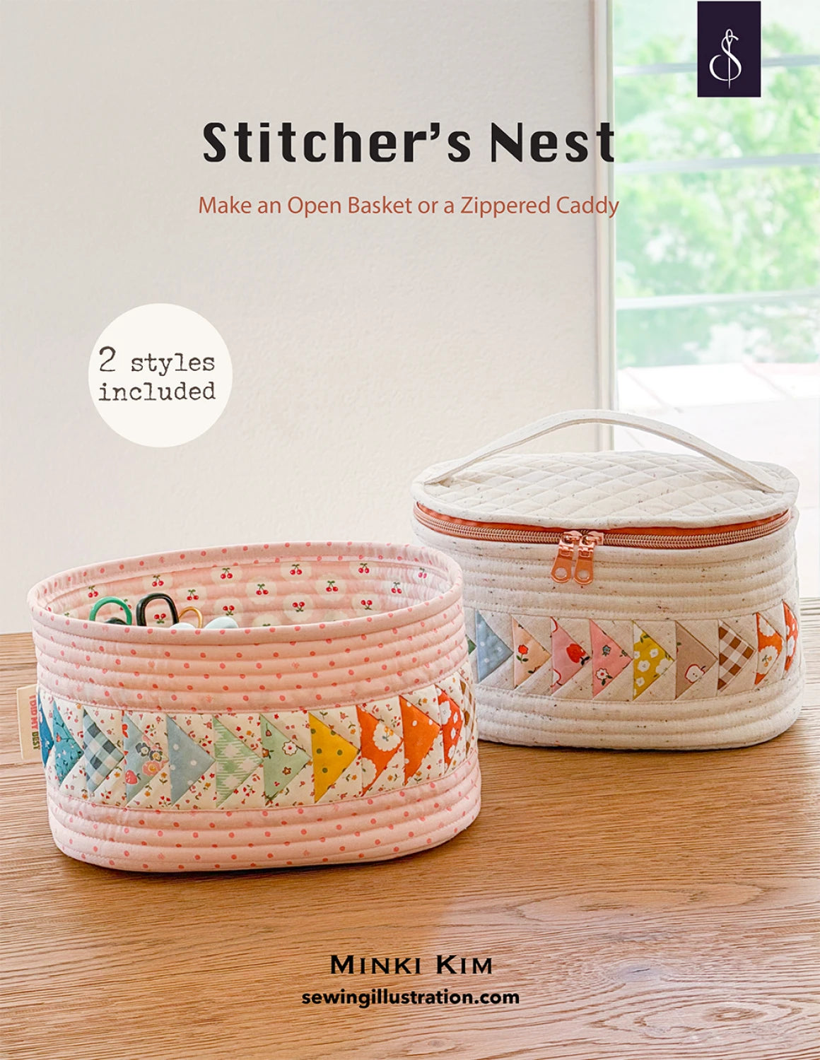 Stitcher's Nest Caddy Pattern By Sewing Illustration / Minki Kim