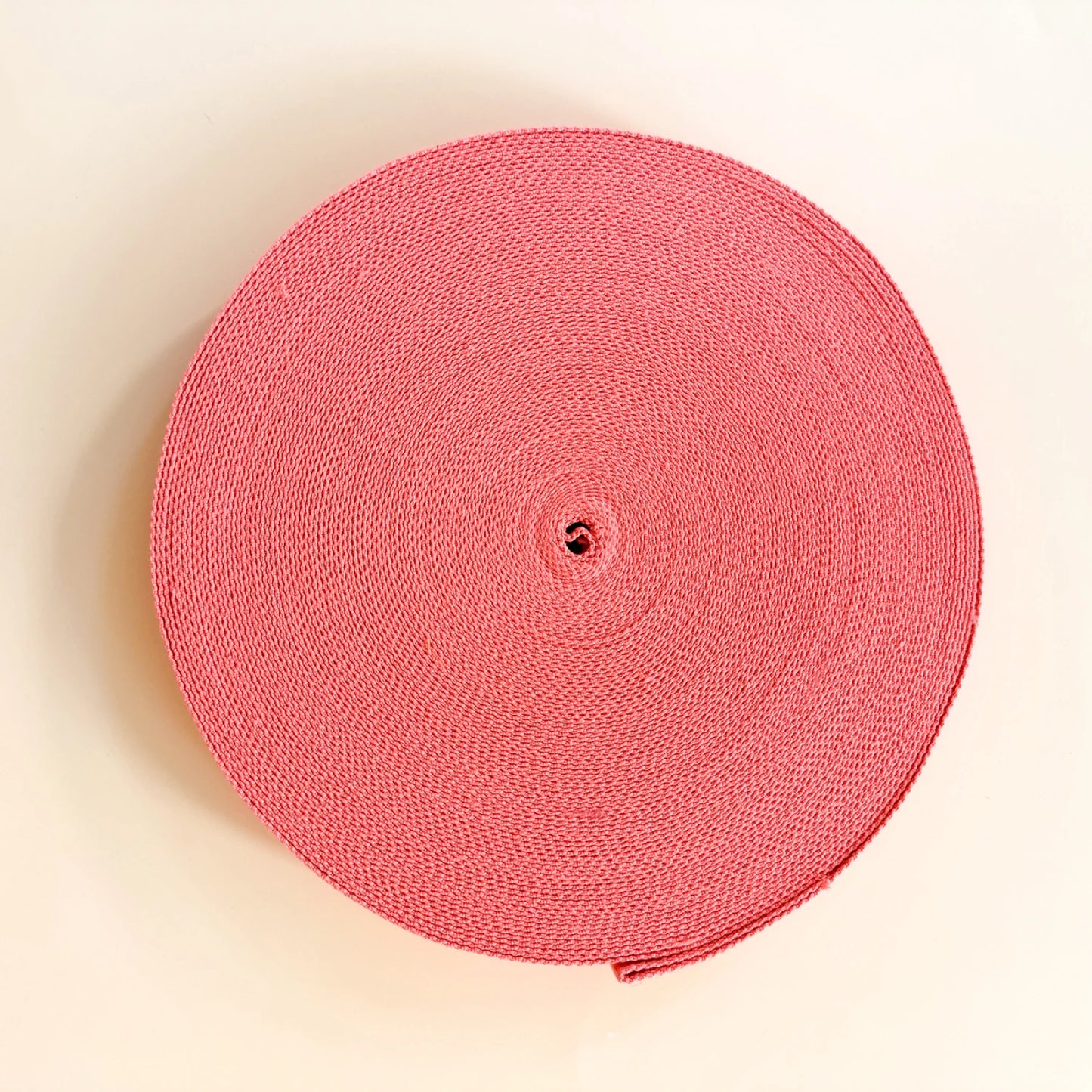 Cotton Webbing - 1" Wide - Salmon - By the Yard