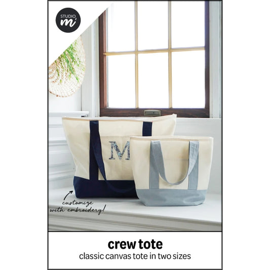 Crew Tote Bag Pattern By Studio M Squared