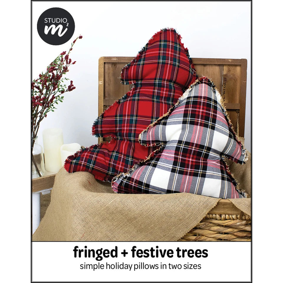 Fringed and Festive Trees Pattern By Studio M Squared