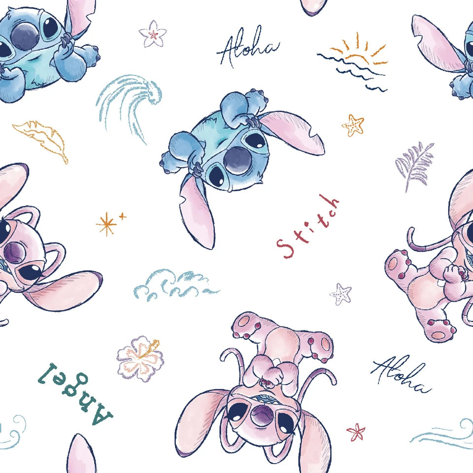 Springs Creative - Stitch and Angel Sketch - SPR79738-A62078