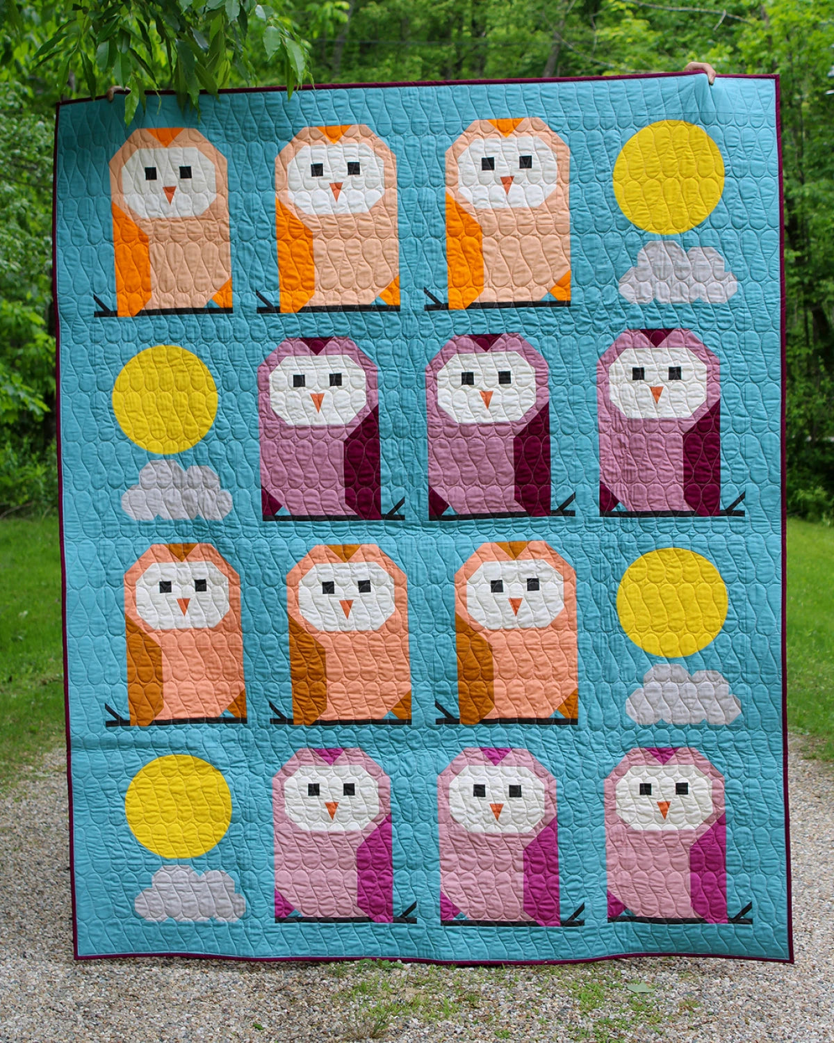 Ghost Owl Quilt Pattern By Satomi Quilts