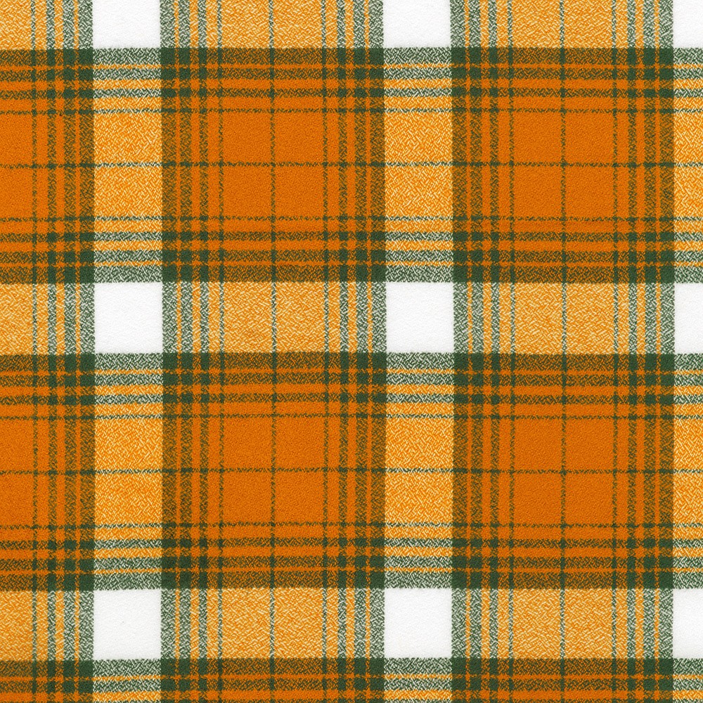 Robert Kaufman - Mammoth Flannel - Game Day - Orange Plaid - SRKF-24168-285 EMBER