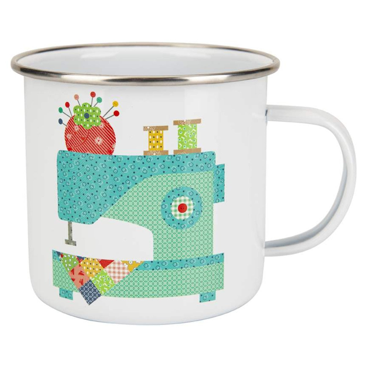 Lori Holt VIntage Happy 2 Enamel Mug