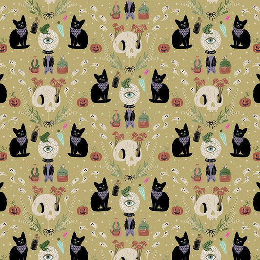 Dear Stella - Love At First Bite - Halloween If You Got It Haunt It Ghosts Skulls Black Cats - STELLA - D3485  HEMP