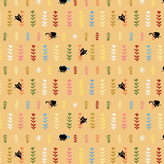 Dear Stella - Leezaworks - Bok Bok Meow - Black Cat Seedlings Plants Farm - STELLA-DLW3696  AMBER