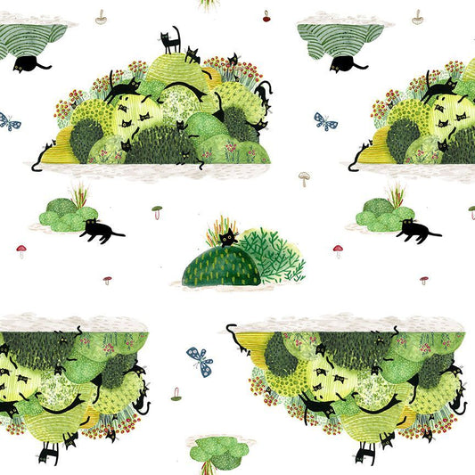 Dear Stella - Catwalk - Ambushed Black Cats in Bushes - STELLA - DLW3784