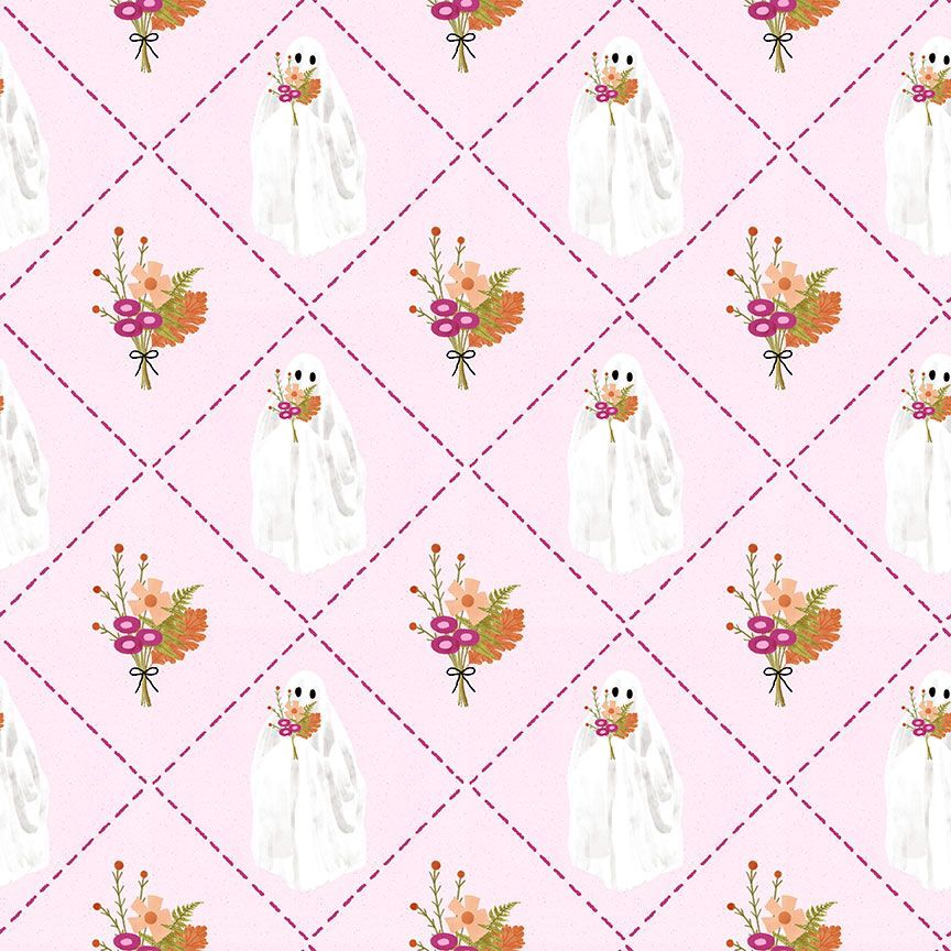 Dear Stella - Rae Ritchie - Cozy Ghost - Halloween Boo-quet Flower Bouquet Ghosts - STELLA - DPJ3388