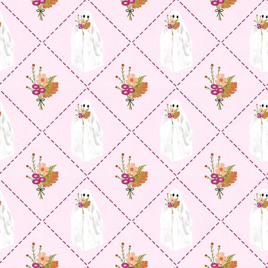Dear Stella - Rae Ritchie - Cozy Ghost - Halloween Boo-quet Flower Bouquet Ghosts - STELLA - DPJ3388
