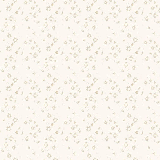 Dear Stella - Pammie Jane - Quiltstellation - Cream Tone on Tone Quilt Stars Blender - STELLA - DPJ3675  JUPITER
