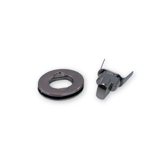 Sallie Tomato Small Classic Turn Lock - Gunmetal