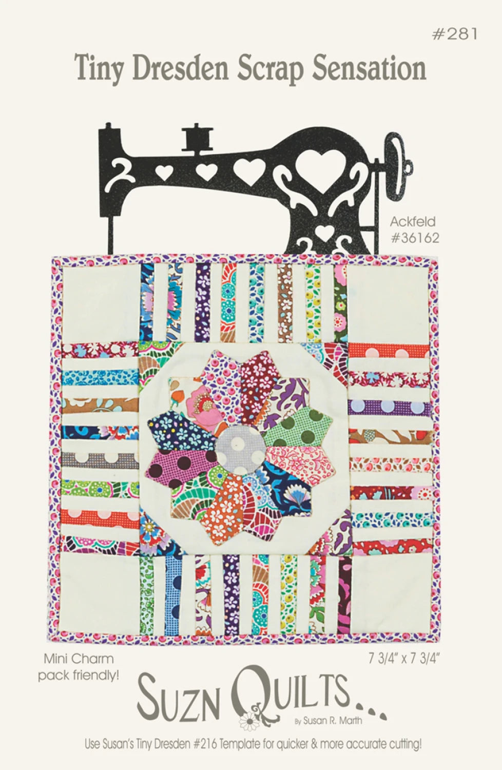 Tiny Dresden Scrap Sensation Quilt Pattern By Suzn Quilts