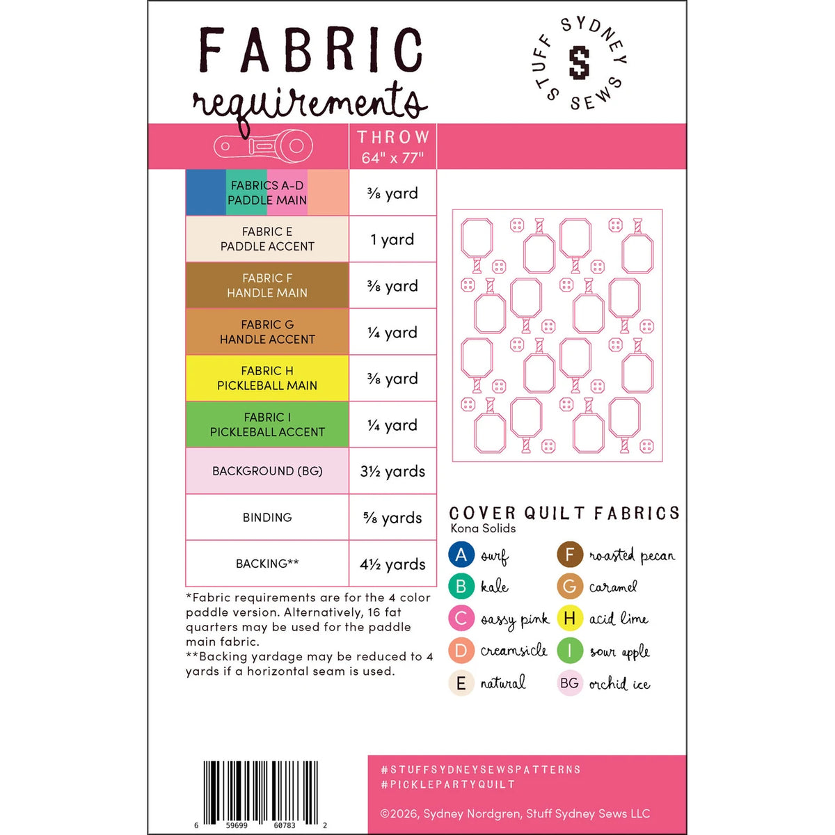 Pickle Party Quilt Pattern By Stuff Sydney Sews Quilt Co