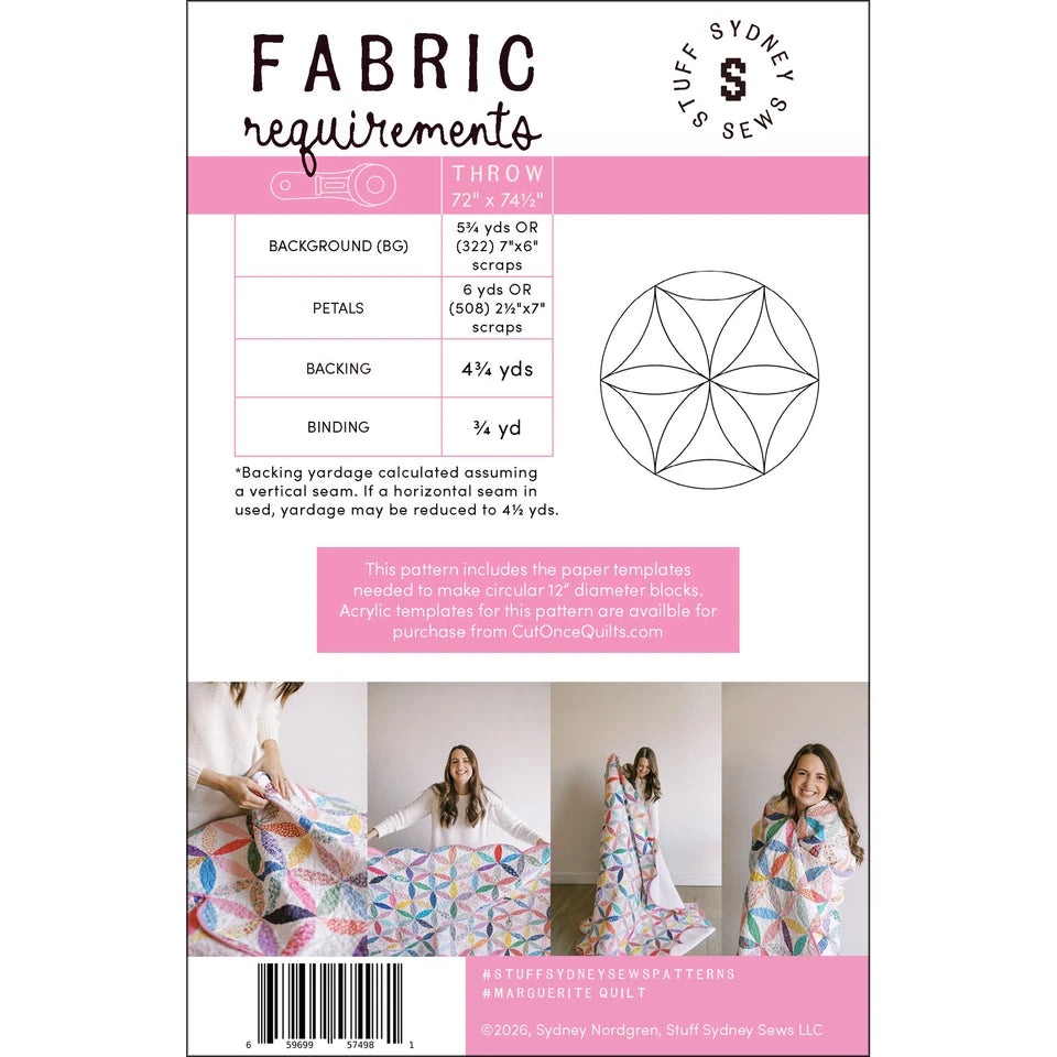 Marguerite Quilt Pattern By Stuff Sydney Sews Quilt Co