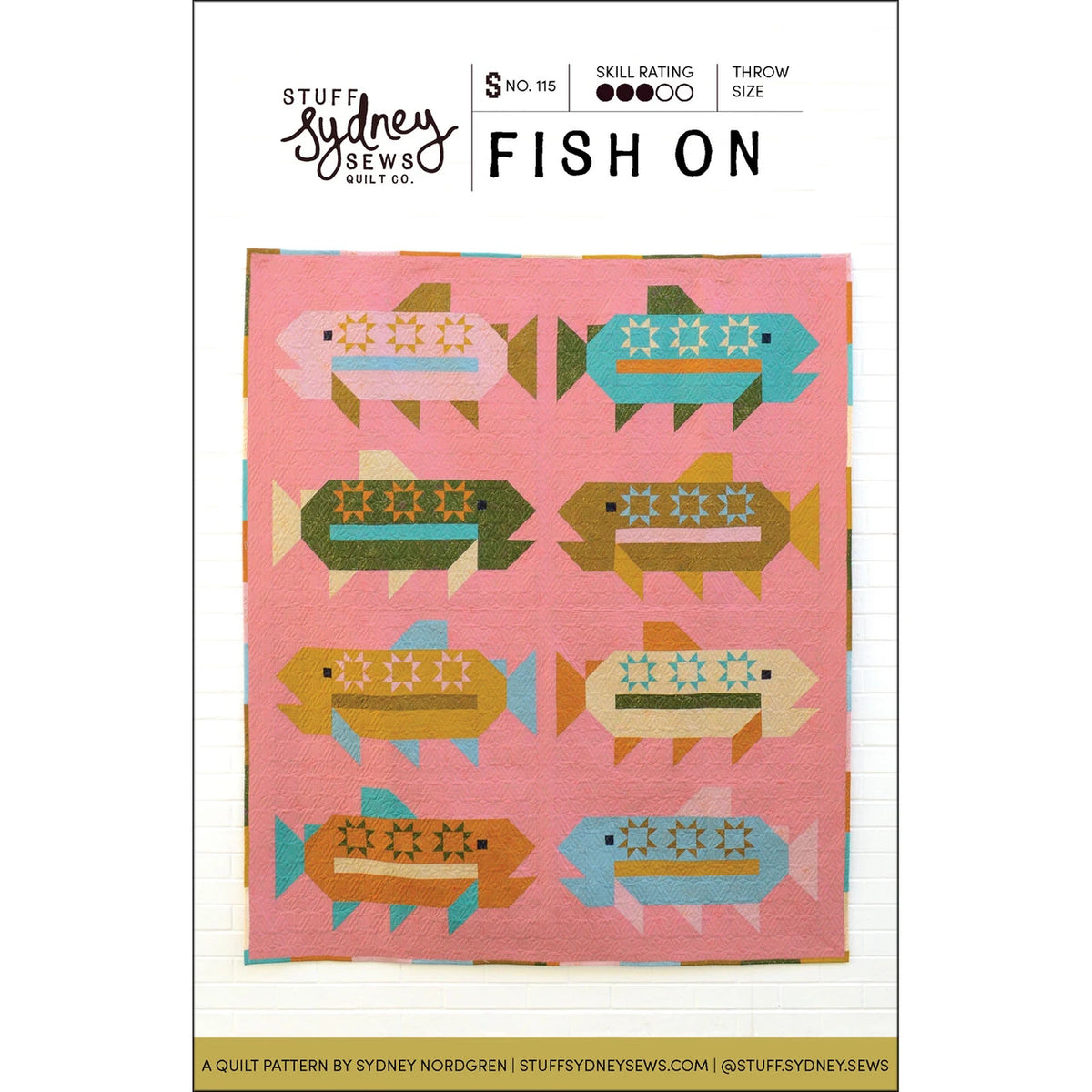 Fish On Quilt Pattern By Stuff Sydney Sews Quilt Co